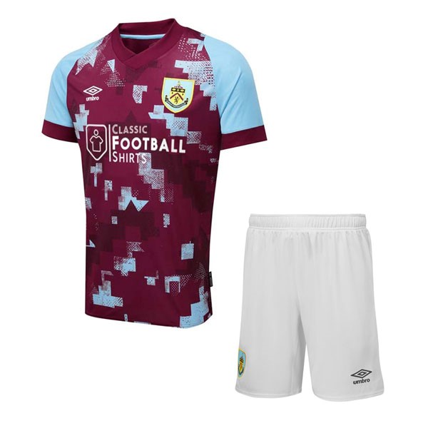 Camiseta Burnley Primera equipo Niño 2022-23
